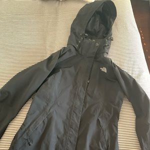 NORTH FACE Black Shell and black fleece
